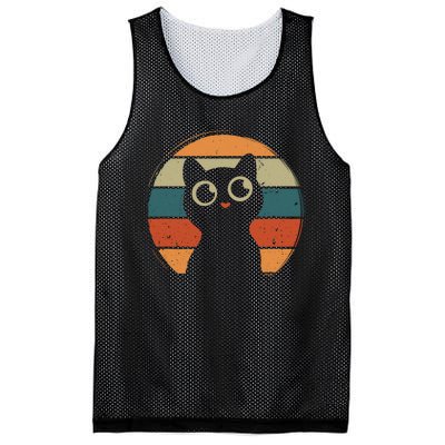 Vintage Cat Kittens Retro Gift Mesh Reversible Basketball Jersey Tank