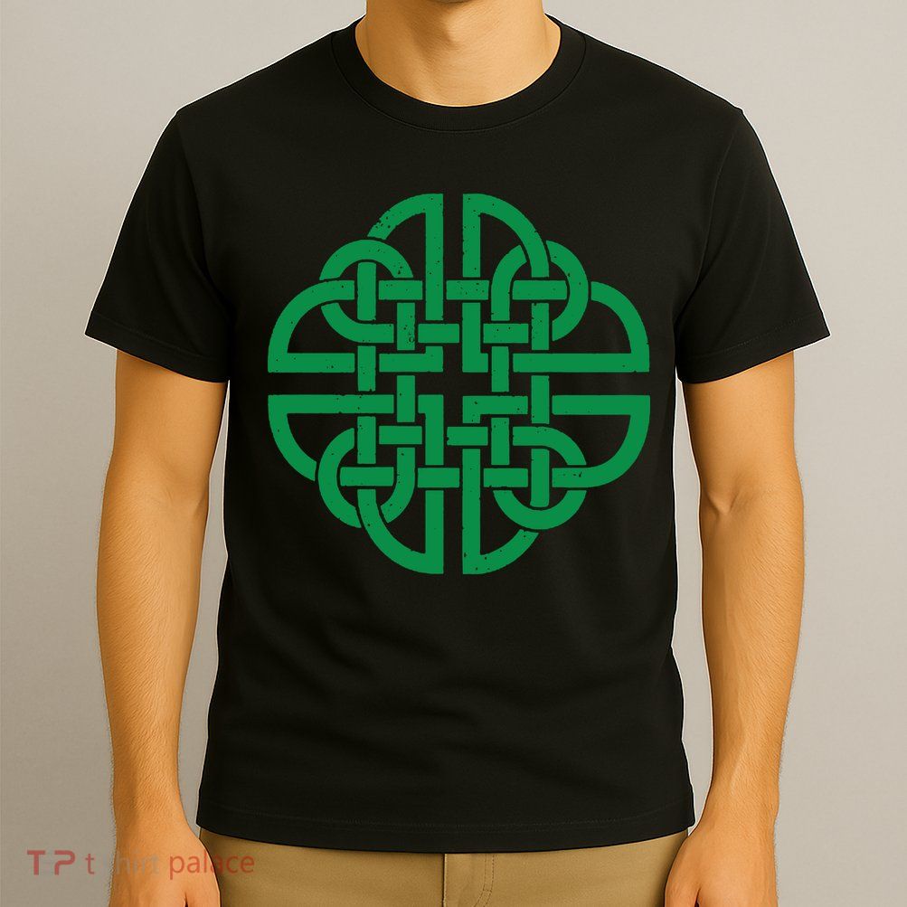 Vintage Celtic Knot Shield St. Patrick's Day T-Shirt
