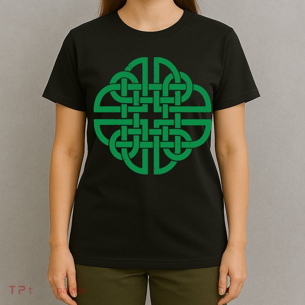 Vintage Celtic Knot Shield St. Patrick's Day T-Shirt