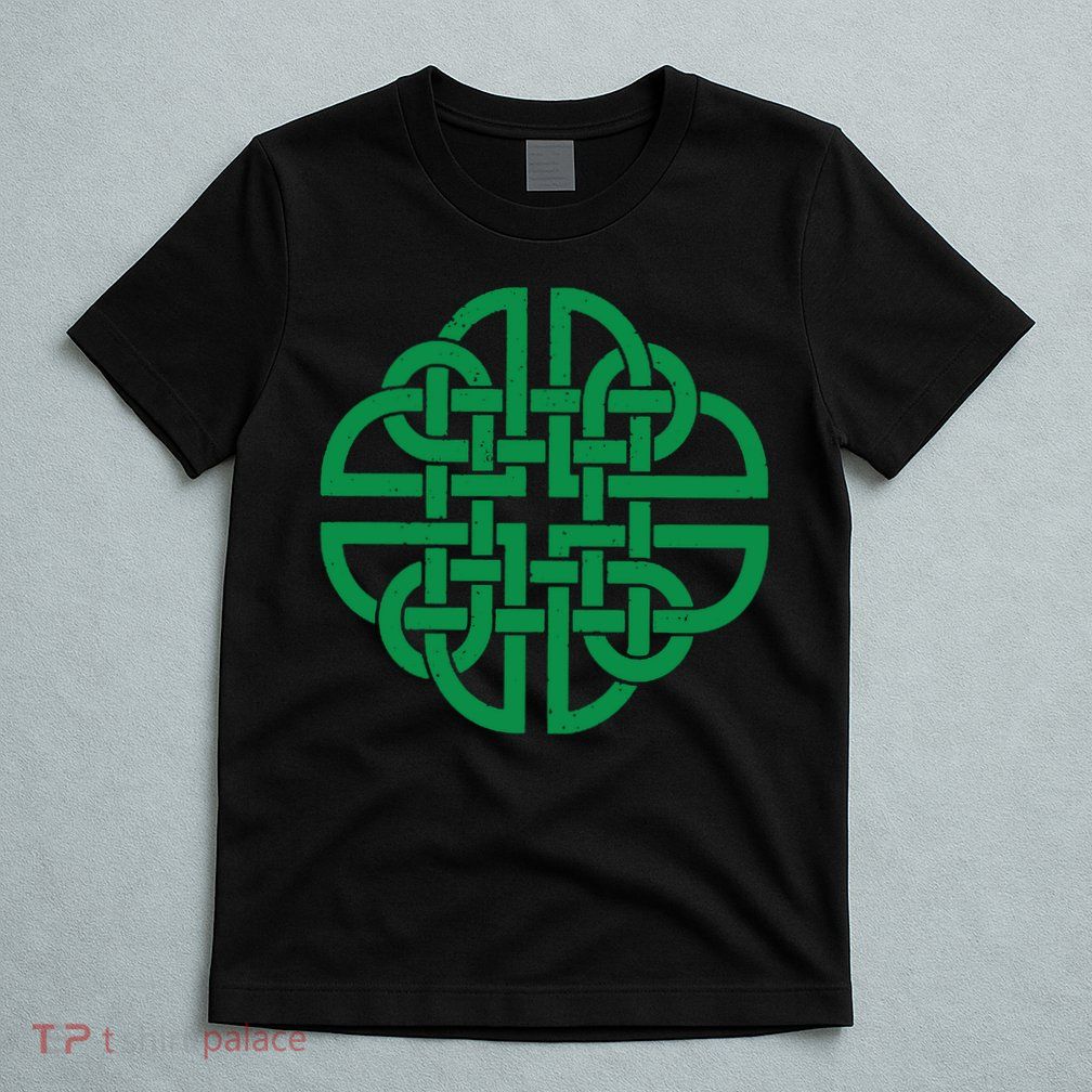 Vintage Celtic Knot Shield St. Patrick's Day T-Shirt