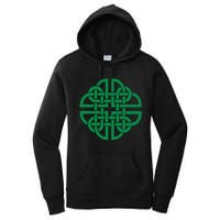 Vintage Celtic Knot Shield St. Patrick's Day Women's Pullover Hoodie