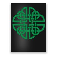 Vintage Celtic Knot Shield St. Patrick's Day Poster