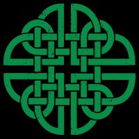 Vintage Celtic Knot Shield St. Patrick's Day Baby Bodysuit