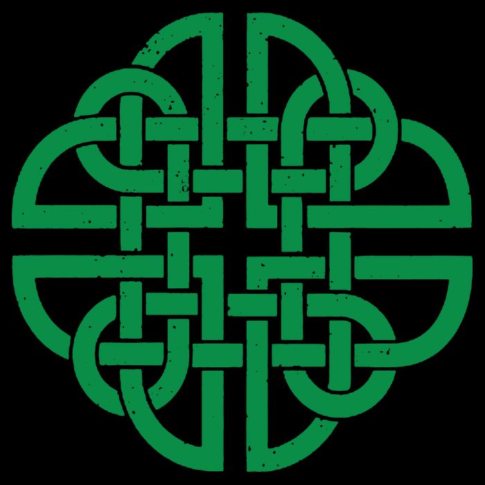 Vintage Celtic Knot Shield St. Patrick's Day Baby Bodysuit