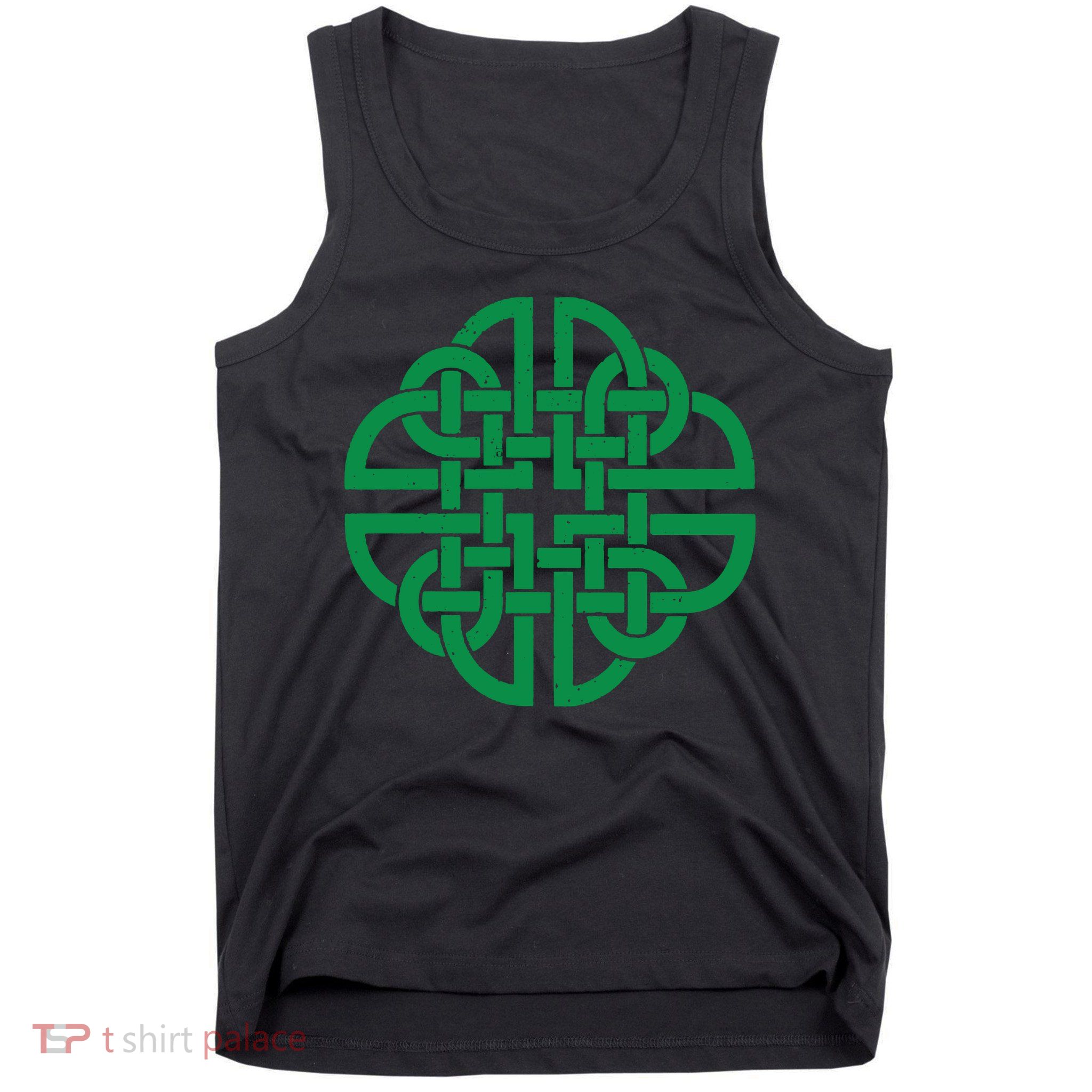 Vintage Celtic Knot Shield St. Patrick's Day Tank Top