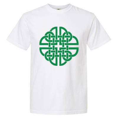 Vintage Celtic Knot Shield St. Patrick's Day Garment-Dyed Heavyweight T-Shirt