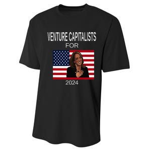 Venture Capitalists Kamala Harris For President Supporter Performance Sprint T-Shirt