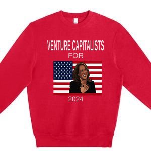 Venture Capitalists Kamala Harris For President Supporter Premium Crewneck Sweatshirt