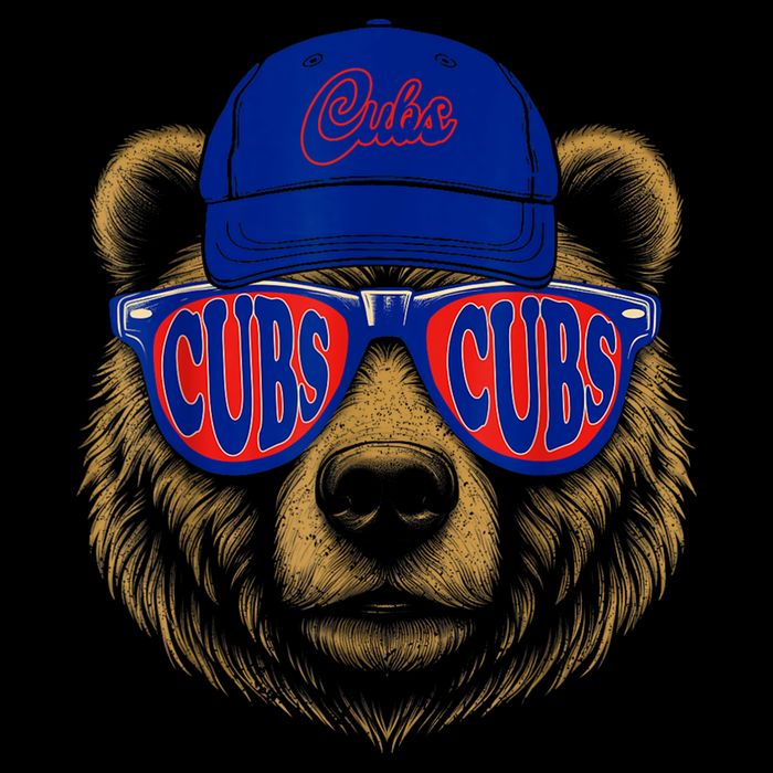 Vintage Cubs Last Name Pride Cubs Name Style Distressed Mousepad