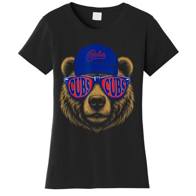 Vintage Cubs Last Name Pride Cubs Name Style Distressed Women's T-Shirt