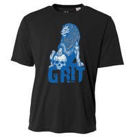 Vintage Christian Lover Quote Grit Lion Funny Retro Animal Cooling Performance Crew T-Shirt