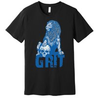 Vintage Christian Lover Quote Grit Lion Funny Retro Animal Premium T-Shirt