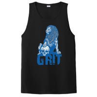 Vintage Christian Lover Quote Grit Lion Funny Retro Animal PosiCharge Competitor Tank