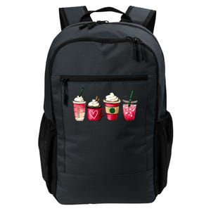 Valentine Coffee Lover Heart Latte Iced Coffee Valentine Day Daily Commute Backpack