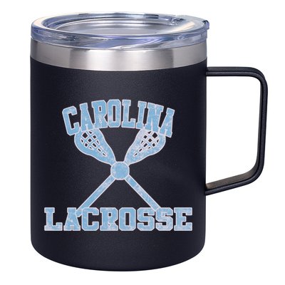 Vintage Carolina Lacrosse Cute Gift 12oz Stainless Steel Coffee Mug