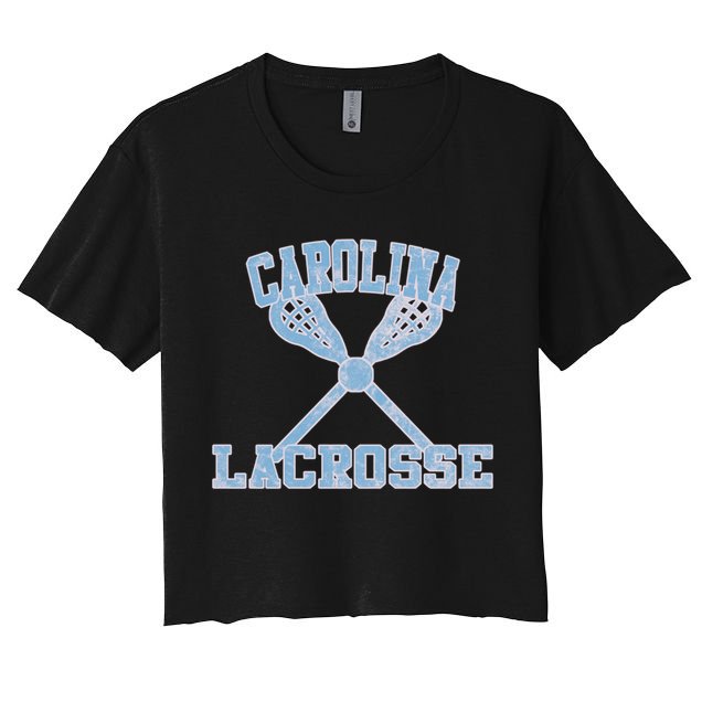 Vintage Carolina Lacrosse Cute Gift Crop Top