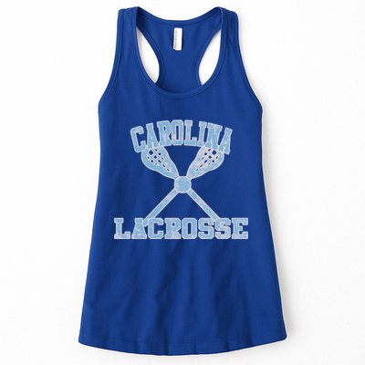 Vintage Carolina Lacrosse Cute Gift Womens Tank Top