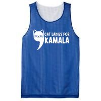 Vintage Cat Ladies For Kamala Comma La Funny Kamalaharris Gift Mesh Reversible Basketball Jersey Tank