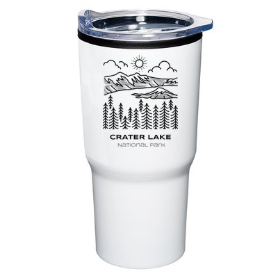 Vintage Crater Lake National Park Hike Tumbler