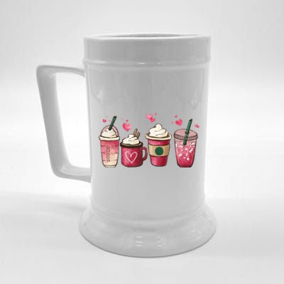 Valentine Coffee Lover Heart Valentines Day Funny Gift Beer Stein