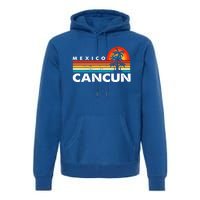 Vintage Cancun Mexico Retro 70S Beach Vacation Cute Gift Premium Hoodie