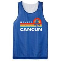 Vintage Cancun Mexico Retro 70S Beach Vacation Cute Gift Mesh Reversible Basketball Jersey Tank