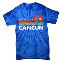 Vintage Cancun Mexico Retro 70S Beach Vacation Cute Gift Tie-Dye T-Shirt