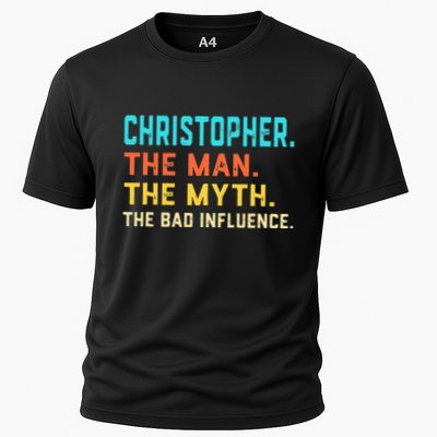 Vintage Christopher Man Myth The Bad Influence First Name Performance Shirt