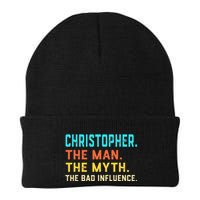 Vintage Christopher Man Myth The Bad Influence First Name Beanie