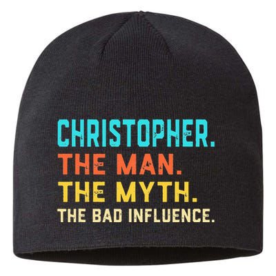 Vintage Christopher Man Myth The Bad Influence First Name Sustainable Beanie