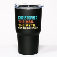 Vintage Christopher Man Myth The Bad Influence First Name Tumbler