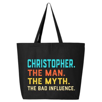 Vintage Christopher Man Myth The Bad Influence First Name 25L Jumbo Tote