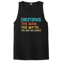 Vintage Christopher Man Myth The Bad Influence First Name PosiCharge Competitor Tank