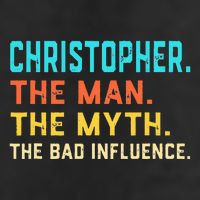 Vintage Christopher Man Myth The Bad Influence First Name Trucker Hat