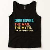Vintage Christopher Man Myth The Bad Influence First Name Tank Top