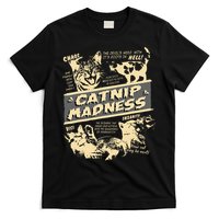 Vintage Catnip Madness Cute Kitten Funny Cat Men Women T-Shirt