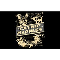 Vintage Catnip Madness Cute Kitten Funny Cat Men Women Bumper Sticker