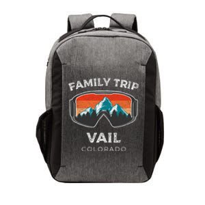 Vail Colorado Matching Family Vacation 2021 Family Ski Trip Gift Vector Backpack