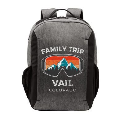 Vail Colorado Matching Family Vacation 2021 Family Ski Trip Gift Vector Backpack