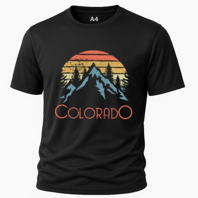 Vintage Colorado Mountains Outdoor Adventure Gift Performance Shirt