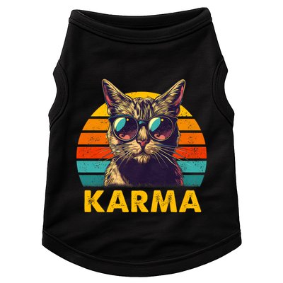 Vintage Cat Music Gifts For Teens Karma Doggie Tank