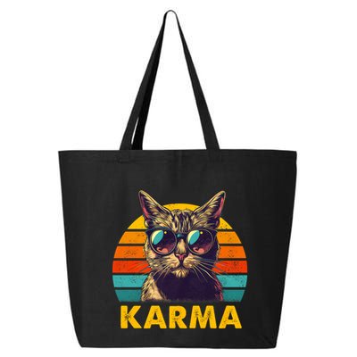 Vintage Cat Music Gifts For Teens Karma 25L Jumbo Tote