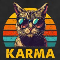 Vintage Cat Music Gifts For Teens Karma Hat