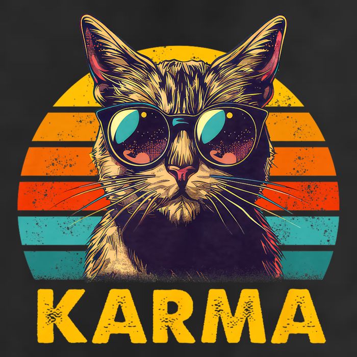 Vintage Cat Music Gifts For Teens Karma Hat