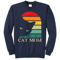 Vintage Cat Mom For WomenFunny Cat Mom Mother Sweatshirt