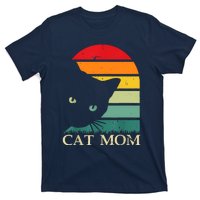 Vintage Cat Mom For WomenFunny Cat Mom Mother T-Shirt