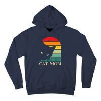 Vintage Cat Mom For WomenFunny Cat Mom Mother Tall Hoodie