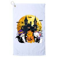 Vintage Cat Movie Marie Oliver Figaro Halloween Pumpkin Platinum Collection Golf Towel