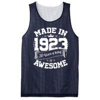 Vintage Crown Made In 1923 100 Years Of Being Awesome Mesh Reversible Basketball Jersey Tank