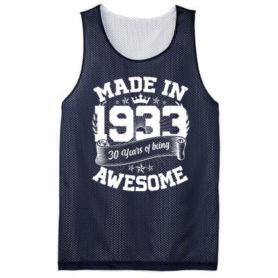 Vintage Crown Made In 1933 90 Years Of Being Awesome Mesh Reversible Basketball Jersey Tank